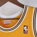 Men's M&N 1971/72 Jerry West Yellow Retro Jersey