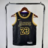 Youth LeBron James Black Team Jersey