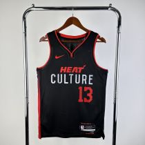 Men's 2024 Bam Adebayo Black Team Jersey - City Edition