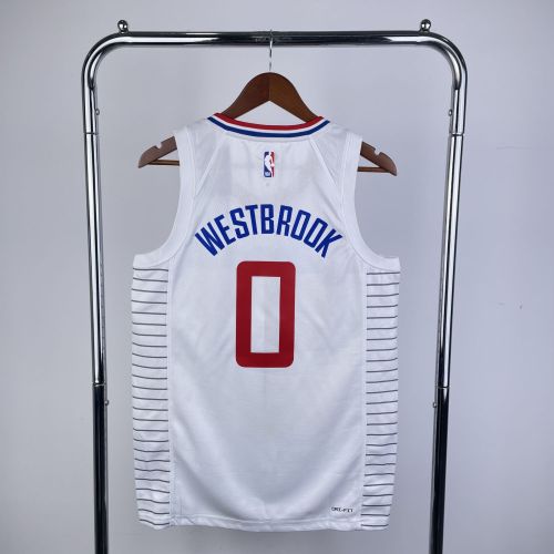 Men's 2023 Russell Westbrook White Home Team Jersey