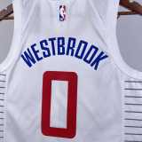 Men's 2023 Russell Westbrook White Home Team Jersey