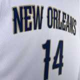 Men's 2023 Brandon Ingram White Home Team Jersey