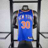 Men's 2024 Julius Randle Blue Team Jersey - City Edition