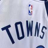 Men's 2023 Karl-Anthony Towns White Home Team Jersey