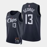 Men's 2024 Paul George Blue Team Jersey - City Edition