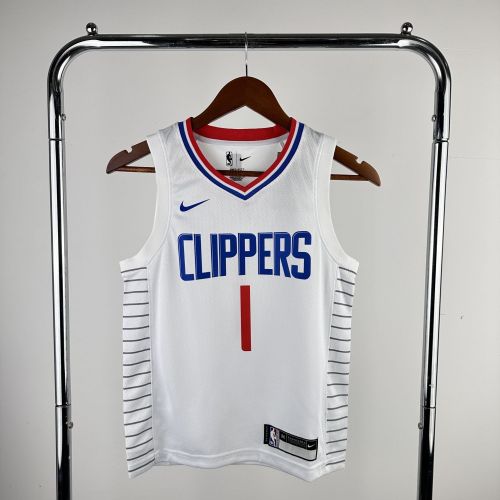 Youth James harden White Team Jersey