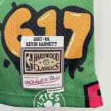 Men's M&N 2007/08 Kevin Garnett Green Retro Jersey