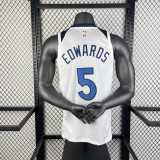 Men's 2023 Anthony Edwards White Home Team Jersey