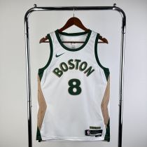 Men's 2024 Kristaps Porzingis White Team Jersey - City Edition