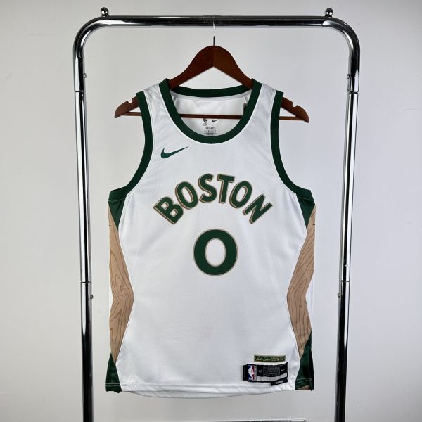 Men's 2024 Jayson Tatum White Team Jersey - City Edition
