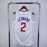 Men's 2023 Kawhi Leonard White Home Team Jersey