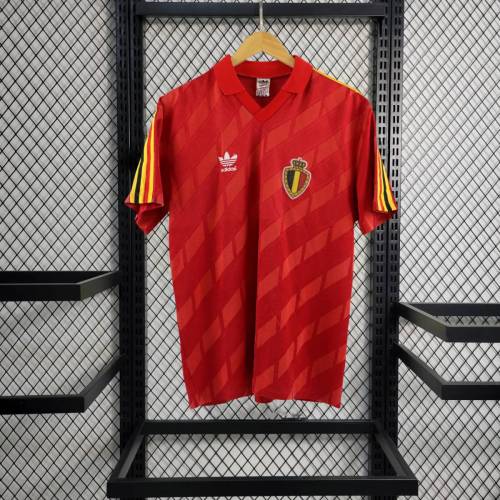Belgium 1986 World Cup Home Retro Jersey