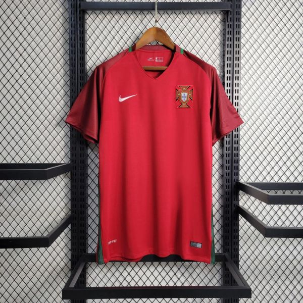 Portugal 2016 Euro Home Retro Jersey