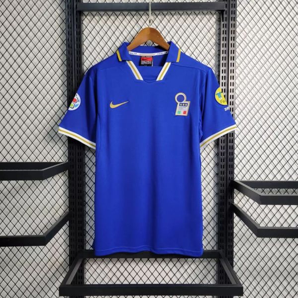 Italy 1996 Euro Home Retro Jersey