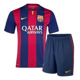 Kids Barcelona 2014/2015 Home Retro Jersey and Short Kit