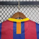 Kids Barcelona 2010/2011 Home Retro Jersey and Short Kit