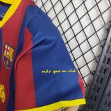 Kids Barcelona 2010/2011 Home Retro Jersey and Short Kit
