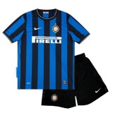 Kids Inter Milan 2009/2010 Home Retro Jersey and Short Kit