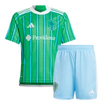 Kids Seattle Sounders FC 2024 Home Jersey and Short Kit