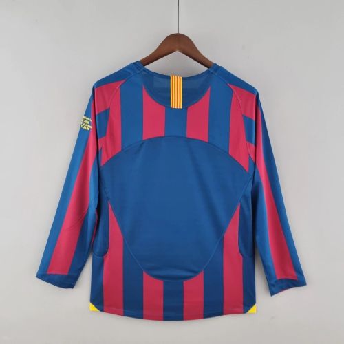 Barcelona 2005/2006 Home Retro Long Sleeve Jersey