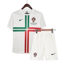 Kids Portugal 2012 Euro Away Retro Kit