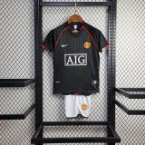 Kids MUFC 2007/2008 Away Retro Jersey