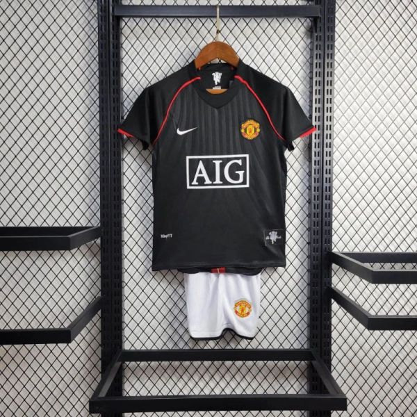 Kids MUFC 2007/2008 Away Retro Jersey