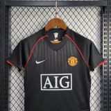 Kids MUFC 2007/2008 Away Retro Jersey