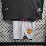 Kids MUFC 2007/2008 Away Retro Jersey