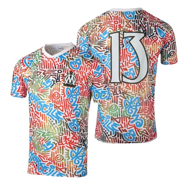 Thai Version Olympique Marseille 2024 Africa 13 Jersey