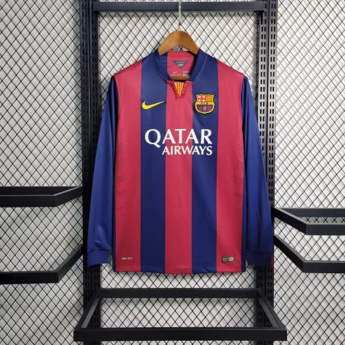 Barcelona 2014/2015 Home Retro Long Sleeve Jersey