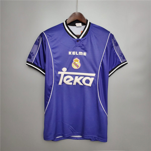 Real Madrid 1997/1998 Away Retro Jersey