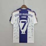 Real Madrid 1997/1998 UCL Winners Signed Retro Jersey