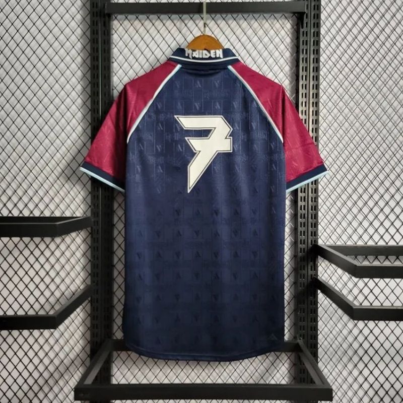 US$ 21.99 - West Ham United x Iron Maiden 1999 Home Retro Jersey