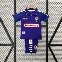 Kids Fiorentina 1998/1999 Home Retro Kit