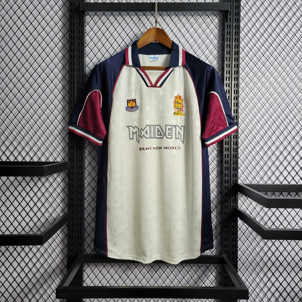 US$ 21.99 - West Ham United x Iron Maiden 1999 Away Retro
