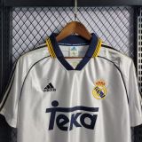 Real Madrid 1998/2000 Home Retro Jersey