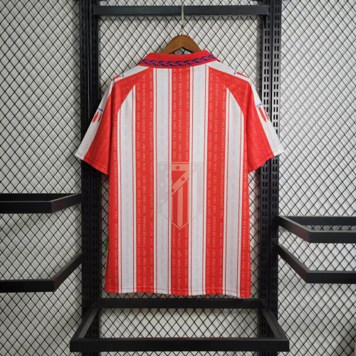 Atlético de Madrid 1995/1996 Home Retro Jersey
