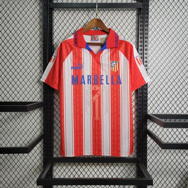 Atlético de Madrid 1995/1996 Home Retro Jersey
