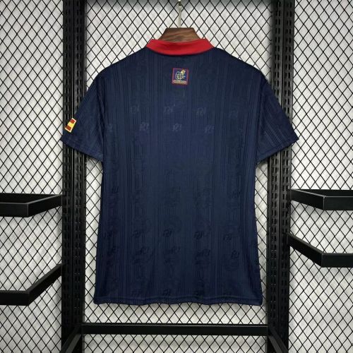 Spain 1996 Euro Away Retro Jersey