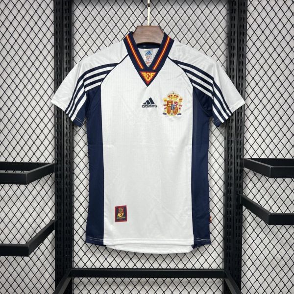 Spain 1998 World Cup Away Retro Jersey