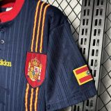 Spain 1996 Euro Away Retro Jersey