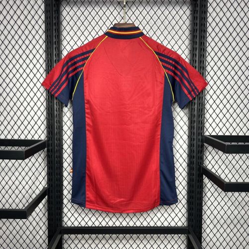 Spain 1998 World Cup Home Retro Jersey