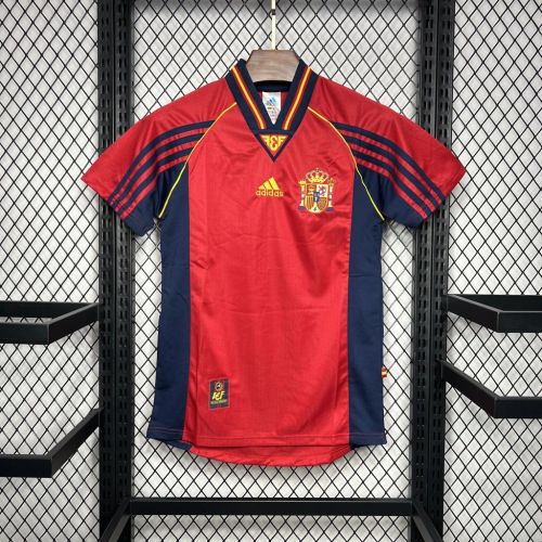 Spain 1998 World Cup Home Retro Jersey