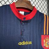 Spain 1996 Euro Away Retro Jersey