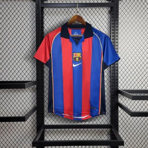 Barcelona 2001/2002 Home Retro Jersey