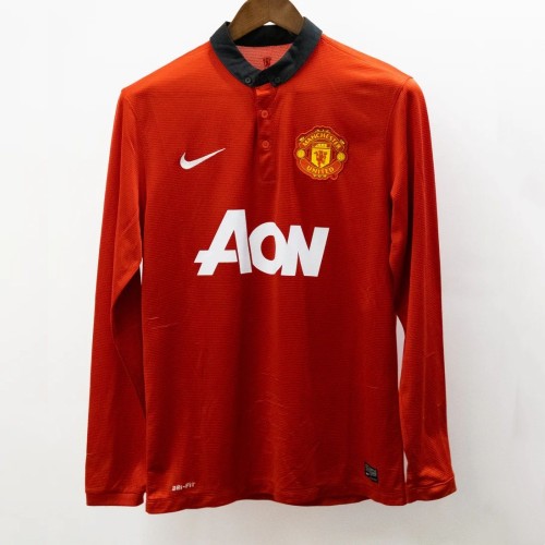 MUFC 2013/2014 Home Long Sleeve Retro Jersey