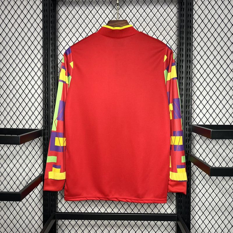 US$ 22.99 - England 1995/1996 Goalkeeper Long Sleeve Retro Jersey