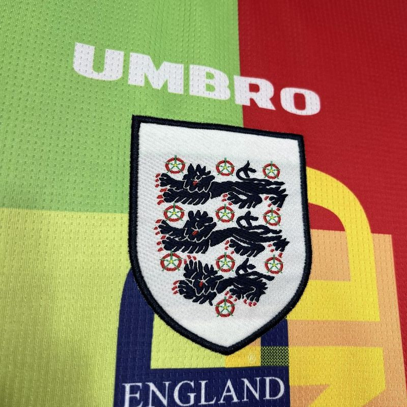 US$ 22.99 - England 1995/1996 Goalkeeper Long Sleeve Retro Jersey
