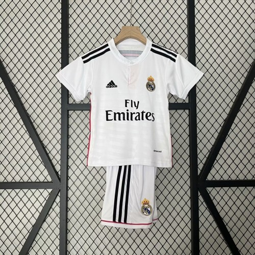 Kids Real Madrid 2014/2015 Home Retro Jersey and Short Kit